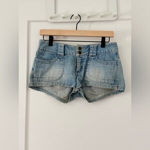 Lilu Light Wash Denim Shorts